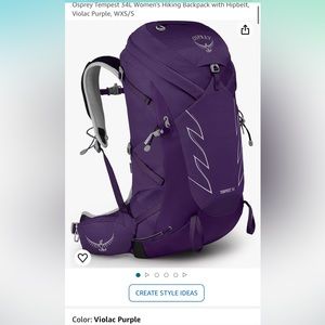 Osprey Tempest 34L women’s hiking backpack